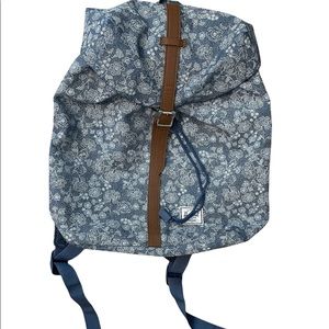 dawson backpack in floral chambray